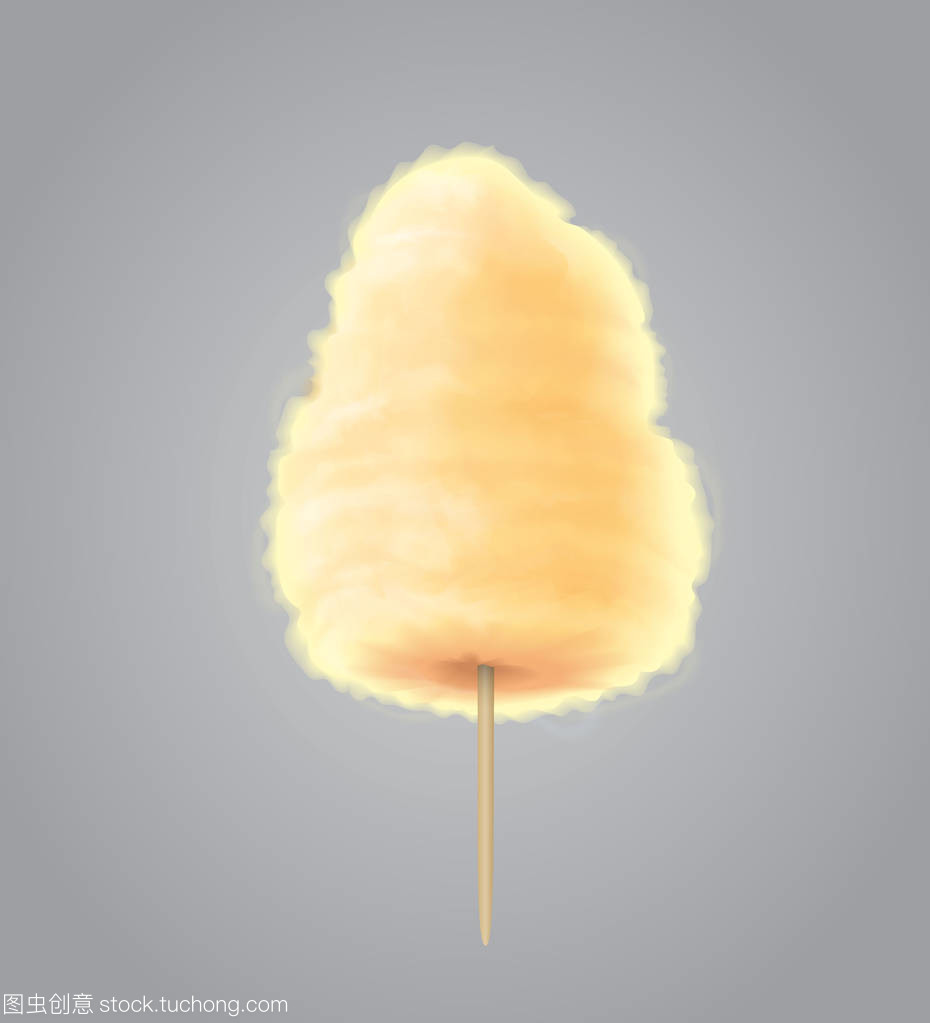黄色的棉花糖 现实的糖云与茶香交织